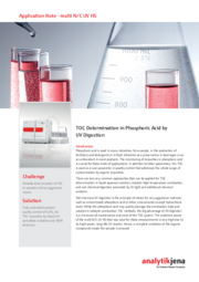 TOC Determination in Phosphoric Acid by UV Digestion